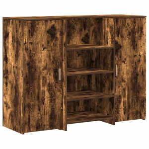 vidaXL recepci&oacute;s pult f&uuml;st&ouml;s t&ouml;lgy 135x50x103,5 cm szerelt fa