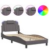 vidaXL sz&uuml;rke &aacute;gykeret Viana LED-ekkel matrac n&eacute;lk&uuml;l 90 x 200 cm