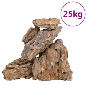 vidaXL 25 kg t&ouml;bbsz&iacute;nű s&aacute;rk&aacute;nykő 10-30 cm