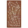 vidaXL lev&eacute;lmint&aacute;s corten ac&eacute;l kerti fald&iacute;sz 105 x 55 cm