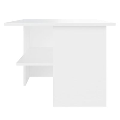 vidaXL fehér forgácslap dohányzóasztal 90 x 60 x 46,5 cm