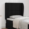 vidaXL Fejt&aacute;mla F&uuml;l Fekete 80 x 23 x 6 cm PVC