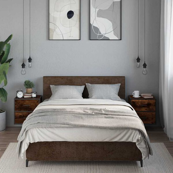 vidaXL 2db f&uuml;st&ouml;s t&ouml;lgy sz&iacute;nű fali &eacute;jjeliszekr&eacute;ny 40 x 31 x 39,5 cm