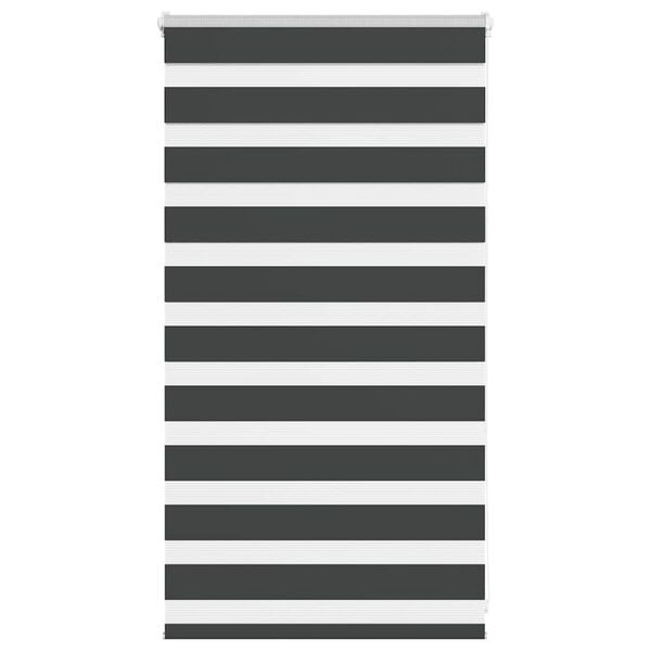 vidaXL zebraf&uuml;gg&ouml;nnyel fekete sz&ouml;vetsz&eacute;less&eacute;g 85,9 cm poli&eacute;szter