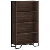 vidaXL barna t&ouml;lgy sz&iacute;nű szerelt fa k&ouml;nyvszekr&eacute;ny 80 x 31 x 137,5 cm