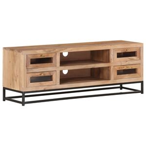 vidaXL t&ouml;m&ouml;r ak&aacute;cfa TV-szekr&eacute;ny 110 x 30 x 40 cm