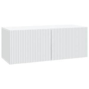 vidaXL Fali TV szekr&eacute;ny Feh&eacute;r 78,5 x 31 x 30 cm Szerelt Fa