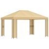 vidaXL Pavilon 4 &times; 3 m Kr&eacute;msz&iacute;nű Poli&eacute;szter &eacute;s ac&eacute;l 190 gsm