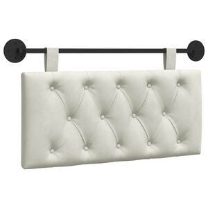 vidaXL Fali Fejt&aacute;mla Falra szerelhető Kr&eacute;m 90 x 55 x 7 cm B&aacute;rsony