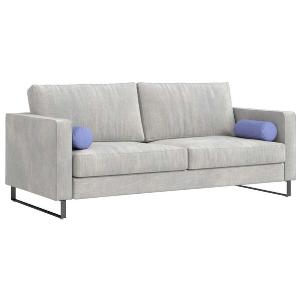 vidaXL Hengerpárnák 2 pcs Farmerkék Ø 15 x 40 cm szövet