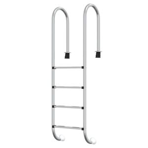 vidaXL 304-es rozsdamentes ac&eacute;l medencel&eacute;tra 54 x 38 x 184,5 cm