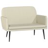 vidaXL kr&eacute;msz&iacute;nű műbőr pad 107 x 80 x 81 cm