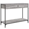 vidaXL sz&uuml;rke sonoma sz&iacute;nű szerelt fa konzolasztal 100 x 34,5 x 75 cm