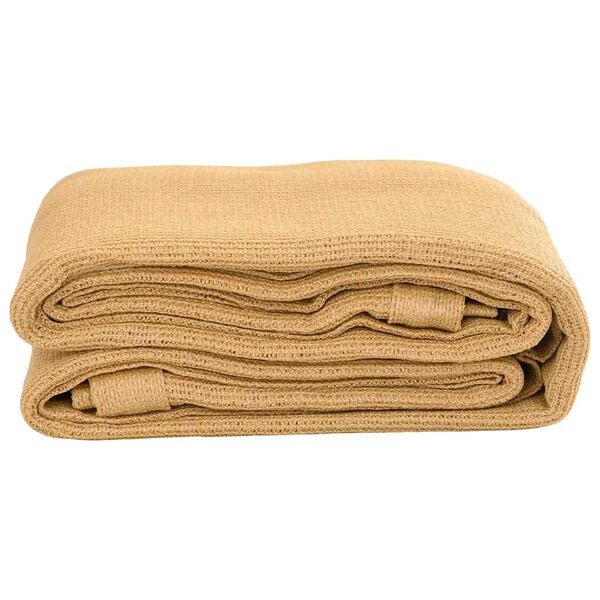 vidaXL homok HDPE sátorszőnyeg 200x200 cm