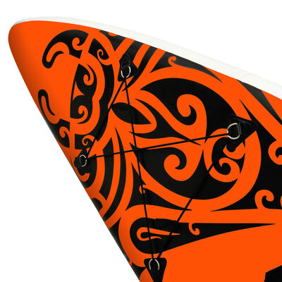 vidaXL narancssárga felfújható állószörfszett 305 x 76 x 15 cm