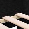 vidaXL Fekvőfelület keret tárolókkal Musta tammi 90 x 190 cm Faanyag