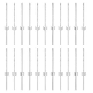 vidaXL Be&aacute;gyazott ker&iacute;t&eacute;soszlop 22 db Ez&uuml;st 80 cm Porsz&oacute;rt ac&eacute;l