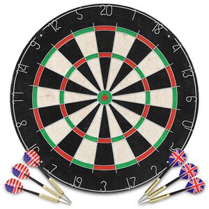 vidaXL sziz&aacute;lb&oacute;l k&eacute;sz&uuml;lt professzion&aacute;lis darts t&aacute;bla 6 ny&iacute;llal