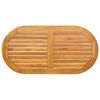 vidaXL Asztallap Olaj Term&eacute;szetes 110 x 55 x 2 cm T&ouml;m&ouml;r Ak&aacute;cfa