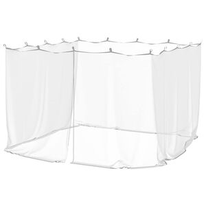 vidaXL feh&eacute;r k&uuml;lt&eacute;ri sz&uacute;nyogh&aacute;l&oacute; 220 h&aacute;l&oacute;s 300 x 300 x 200 cm
