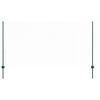 vidaXL Hatsz&ouml;gletű ker&iacute;t&eacute;s oszlopokkal 25 x 1,2 m PVC-bevonatos ac&eacute;l