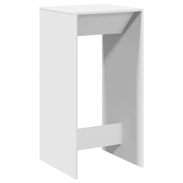 vidaXL feh&eacute;r szerelt fa b&aacute;rasztal 51 x 50 x 103,5 cm