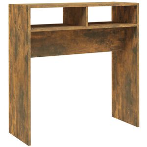 vidaXL f&uuml;st&ouml;s t&ouml;lgysz&iacute;nű szerelt fa t&aacute;lal&oacute;asztal 78 x 30 x 80 cm
