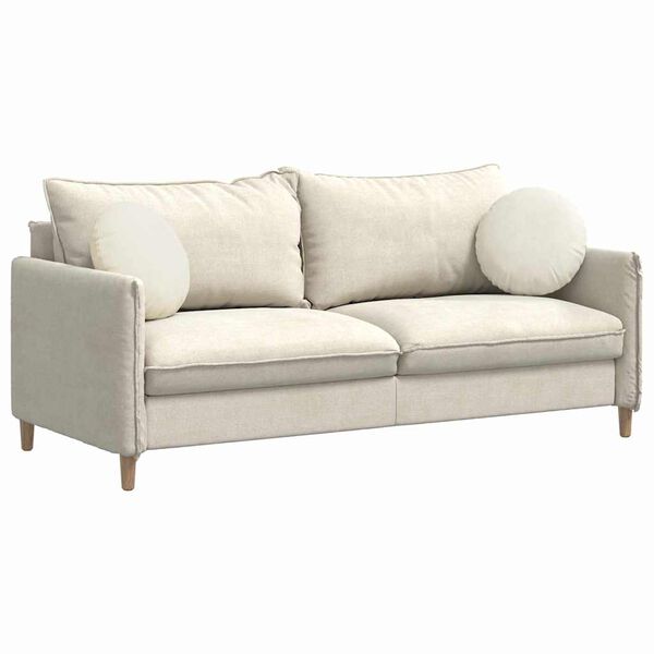 vidaXL &Uuml;lőp&aacute;rn&aacute;k 2 pcs Kr&eacute;m &Oslash; 40 x 13 cm B&aacute;rsony