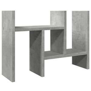 vidaXL betonsz&uuml;rke szerelt fa asztali szervező 34,5 x 15,5 x 35,5 cm