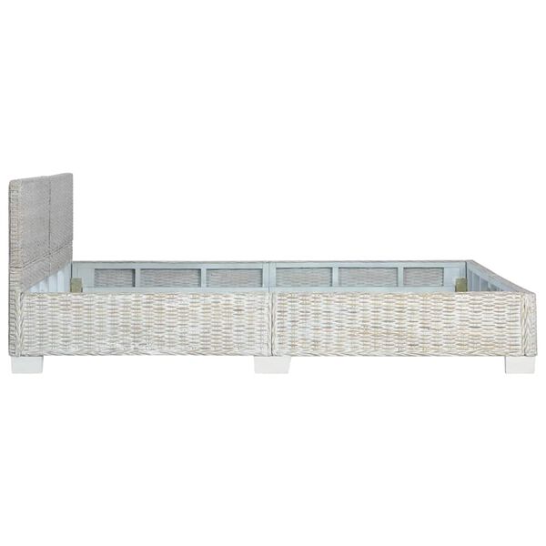 vidaXL sz&uuml;rke term&eacute;szetes rattan &aacute;gykeret 160 x 200 cm