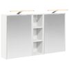 vidaXL F&uuml;rdőszobai Szekr&eacute;ny Szett 3 db 106 x 16 x 62,5 cm Szerelt fa