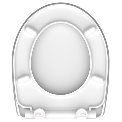 SCHÜTTE CRAZY SKULL duroplast WC-ülőke finoman záródó mechanizmussal