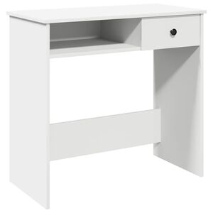 vidaXL feh&eacute;r forg&aacute;cslap &iacute;r&oacute;asztal 80 x 40 x 75 cm