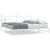 vidaXL Daybed with Trundle without Mattress White 100x190 cm ac&eacute;l