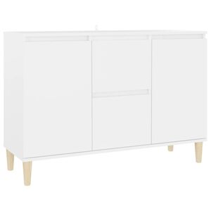 vidaXL feh&eacute;r szerelt fa t&aacute;lal&oacute;szekr&eacute;ny 101 x 35 x 70 cm