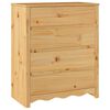 vidaXL Fi&oacute;kos szekr&eacute;ny fi&oacute;kkal Drammen T&ouml;lgy sz&iacute;nű 76,5 x 40 x 91 cm