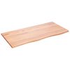 vidaXL vil&aacute;gosbarna kezelt t&ouml;m&ouml;r t&ouml;lgyfa asztallap 100 x 50 x 2 cm