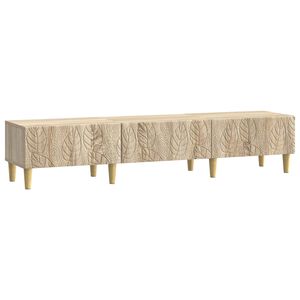 vidaXL TV szekr&eacute;ny 147 x 34,5 x 30 cm Sonoma T&ouml;lgy Szerelt Fa