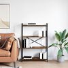vidaXL K&ouml;nyvespolc F&uuml;st&ouml;lt t&ouml;lgy 80 x 30 x 120 cm Faanyag