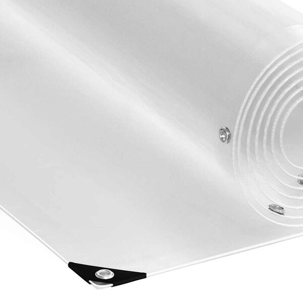 vidaXL &aacute;tl&aacute;tsz&oacute; ponyva lyukaszt&oacute;val 1x2 m PVC