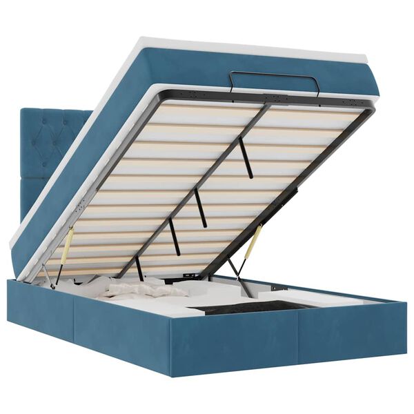 vidaXL Ottom&aacute;n &aacute;gykeret matracokkal s&ouml;t&eacute;tk&eacute;k 120x190cm b&aacute;rsony