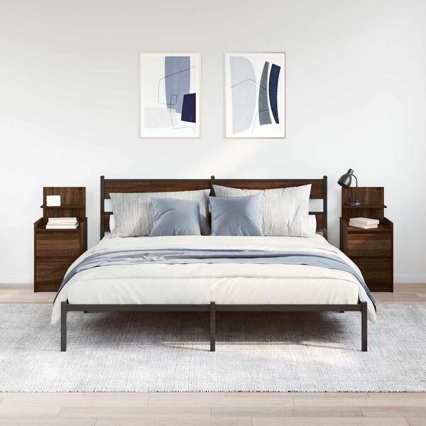 vidaXL 2 db barna t&ouml;lgy &eacute;jjeliszekr&eacute;nyek 2 fi&oacute;kkal 38x34x80 cm