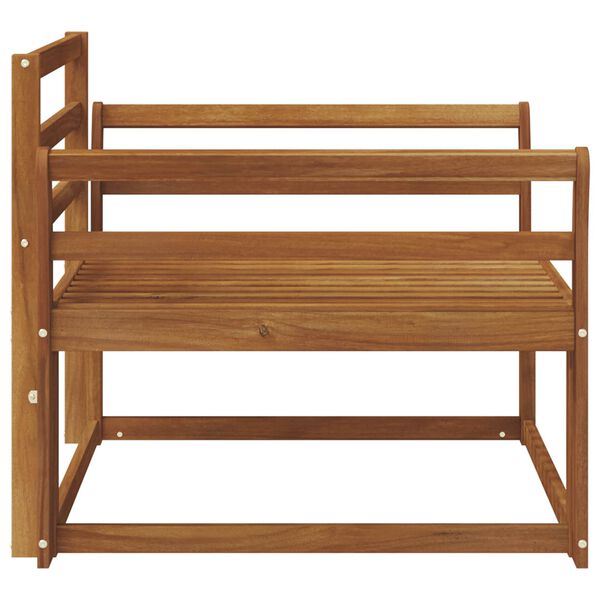 vidaXL K&uuml;lt&eacute;ri k&ouml;z&eacute;pső kanap&eacute; T&ouml;m&ouml;r Ak&aacute;cfa Term&eacute;szetes