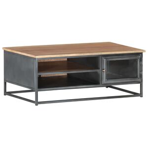 vidaXL sz&uuml;rke t&ouml;m&ouml;r ak&aacute;cfa doh&aacute;nyz&oacute;asztal 90 x 50 x 35 cm