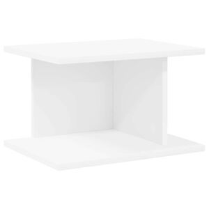 vidaXL &Eacute;jjeli asztal Feh&eacute;r 40 x 30 x 25 cm Szerelt Fa