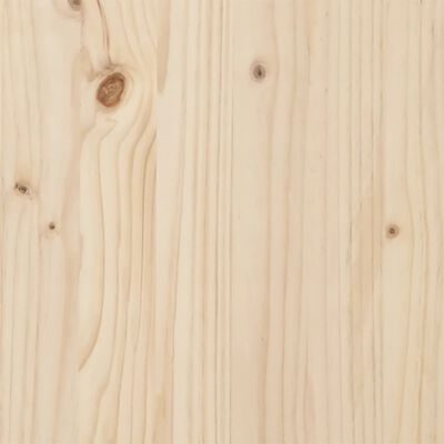 vidaXL tömör fenyőfa ültetőasztal polccal 108 x 50 x 109,5 cm