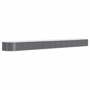 vidaXL antracitsz&uuml;rke horganyzott ac&eacute;l kerti magas&aacute;gy&aacute;s 512x80x36 cm