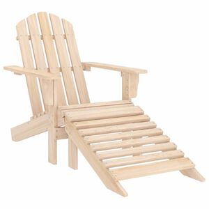 vidaXL t&ouml;m&ouml;r fenyőfa kerti Adirondack sz&eacute;k zs&aacute;mollyal