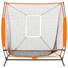 vidaXL fekete multisport/baseball gyakorlóháló 174 x 76 x 158,5 cm