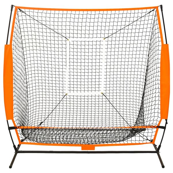 vidaXL fekete multisport/baseball gyakorlóháló 174 x 76 x 158,5 cm